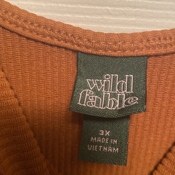 Brand New Wild Fable Brown Spaghetti Strap Jumpsuit…size 3X - Picture 3 of 5